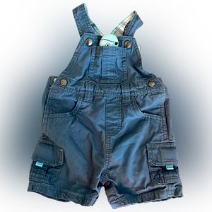 Gymboree Octopus Overalls, blue, size 3-6 months